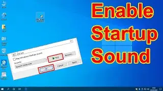 ✔️How to Enable Windows 10 startup sound - 2021