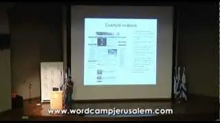 WordCamp Jerusalem 2011 - Google Analytics and Webmaster Tools by Ariel Hochstadt