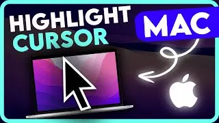 How to Highlight Mouse Cursor on Mac, Macbook 2024