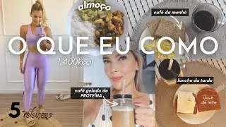ACORDANDO ÀS 5H30 | O QUE EU COMO EM UM DIA 1400KCAL PARA DEFINIÇÃO E PERDA DE GORDURA