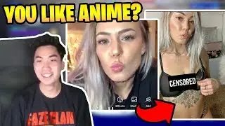 RICEGUM CALLS WEEB CAMGIRL AND GETS HER TO RATE OTHER STREAMERS