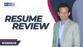 Resume Review Workshop 