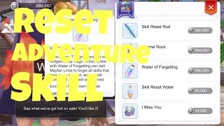 RAGNAROK M ETERNAL LOVE | WATER OF FORGETTING TO RESET ADVENTURE SKILL