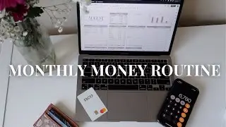MONTHLY MONEY ROUTINE 💸  How I Budget Monthly, Simple Money Habits & August Budget