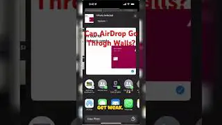 iPhone Airdrop feature #shorts #airdrop #apple #iphone #ios #trending