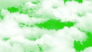 Realistic Clouds Travel Across Sky Green Screen | CopyrightFree Background for video editing