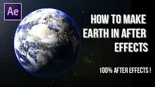 How to make earth in After Effects CC | 100% inside After Effects |