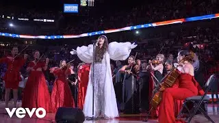 Radmila Lolly - National Anthem Performance (Miami Heat vs Los Angeles Lakers)