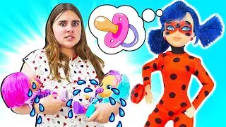 Приключения Леди Баг – Маринетт сидит с детьми – Игры в куклы для девочек