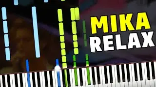 MIKA - Relax, Take It Easy Song Piano Cover (Sheet Music + midi) Synthesia Tutorial