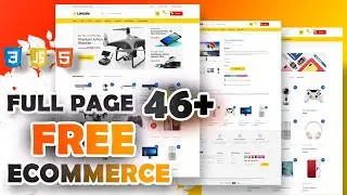 Ecommerce Website Template HTML CSS | FREE 46+