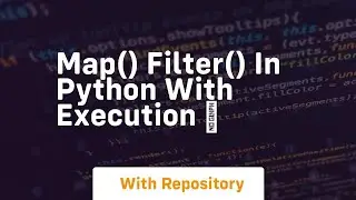 Map filter in python with execution ‍