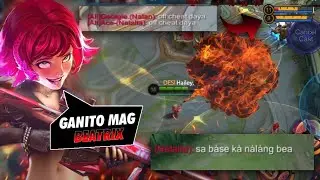 BASE NALANG DAW AKO SABI NG KALABAN ( SIGE BASE NYO )😆 #mlbb #haileyqtt