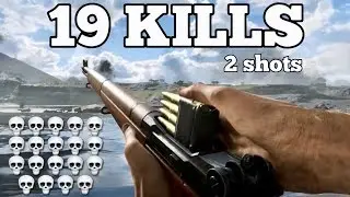 Battlefield V PACIFIC SAVAGE 😈 19 Kills in 2 Shots + Pacific Gameplay! Only in Battlefield Moments