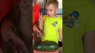 Cute Toddler Shows Dad How To Cut Fruit 🍉