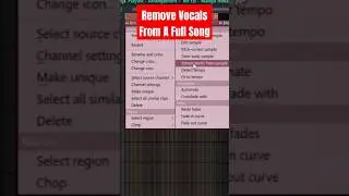 Remove Vocals From A Full Song Separate Them And Have A Beat Only