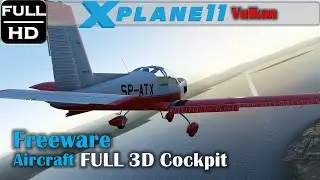 X-PLANE 11 TOP FREEWARE GENERAL AVIATION & MILITARY AIRCRAFT | 4K HIGH DETAILED PBR TEXTURES |