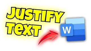 how to justify text in word