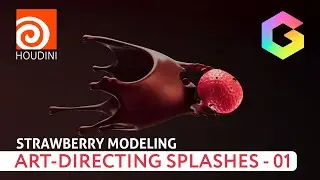 Houdini Fruit Mastery: Procedural Life-Like Strawberry Modeling