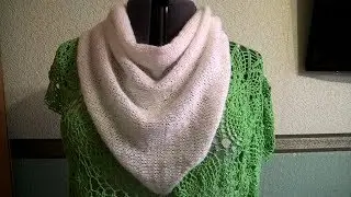 Самый простой бактус спицами