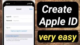 How to create icloud account in iphone / create apple id