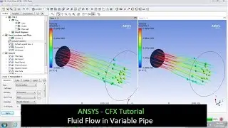 Fluid Flow in Variable Pipe - ANSYS CFX Tutorial