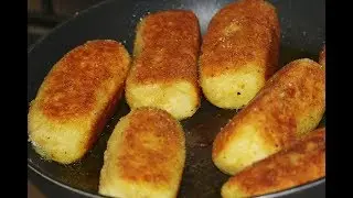 Krokiety ziemniaczane chrupiące  z pieczarkami jak zrobić
