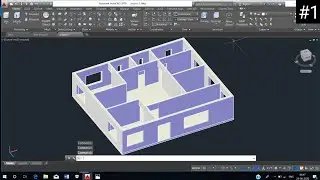 #1| AutoCAD 3D House Design Conversion - 2D to 3D