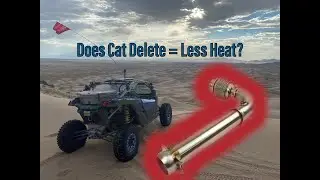 Does a Cat Delete/Mid Pipe Reduce Heat? We Find out! - Can-Am Maverick X3 XRS Turbo RR