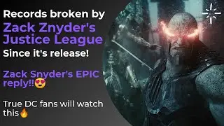 Zack Snyder's Justice League Breaking Streaming Records 2021 | Watch Zack Snyder's Epic Reply