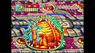 King of the Monsters 2: vore and grab attacks