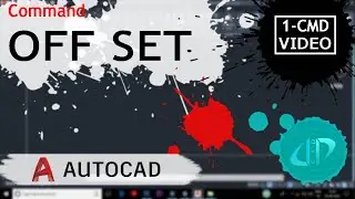 AutoCAD OFFSET COMMAND ||1_CMD_VIDEO ||