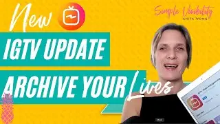 New IGTV Update | Save your Instagram Lives to IGTV archives