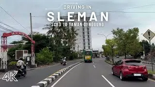 Driving from SCBD Jogja to Taman Denggung - Morning Drive - Sleman 4K HDR