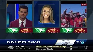 Iowa State fans help KCCI's Scott Reister make his pick for ISU vs. North Dakota