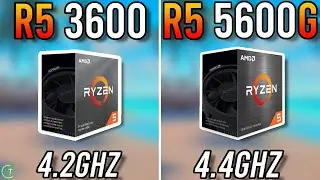 Ryzen 5 3600 vs Ryzen 5 5600G - Tested in 2024