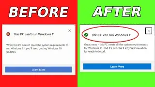 How To Fix This PC Can’t Run Windows 11 Error Message