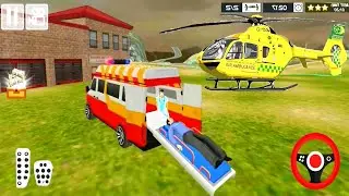 Ambulance & Helicopter Heroes 2 - City 911 Ambulance Rescue Driving Simulator - Android Gameplay