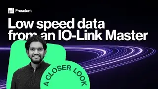 Looking at low-speed data from an IO-Link Master | Prescient