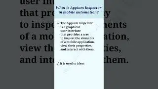 appium inspector  appium automation testing selenium  java #shorts #youtubeshorts #short