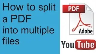 How to split a PDF document into multiple files free