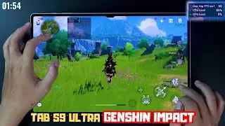 Test game Genshin Impact on Samsung Tab S9 Ultra | Snapdragon 8 Gen 2