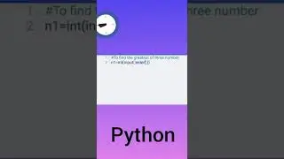 PYTHON PROGRAM 💻🖥️