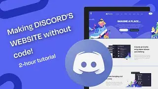 We created Discord's Home Page without any code | Full Website Tutorial | Lo-Fi | No-Code