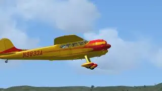 Landing the Cessna 195 at Bennett Memorial Airport in FSX