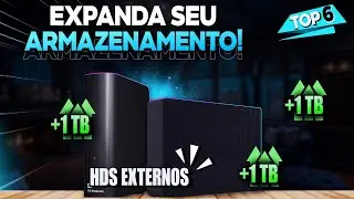 TOP 6 MELHORES HDs EXTERNOS em 2024 (Confira o Melhor HD Externo)