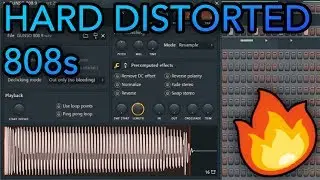 FL Studio 20 - How to make a Hard Distorted 808