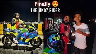 Finally 😍 @TheUK07Rider Se MiL He LiYa | ECHO 🏍️  On Fire 🔥 (Nimti Petrol Pump)