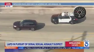 L.A. police pursue serial sexual assault suspect