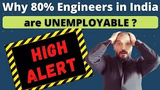 80% Engineers in India are Unemployable | 5 strong reasons behind it | Nirav Modha